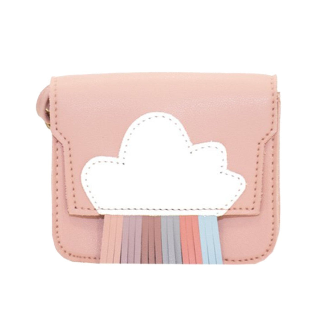 Torebka na ramię Rainbow Mini Yuko.B – różowa, 11 × 5 × 12,5 cm – zdjęcie 2