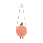 Torebka na ramię Jellycat Amuseables – Brzoskwinia 18 cm, widok z tyłu