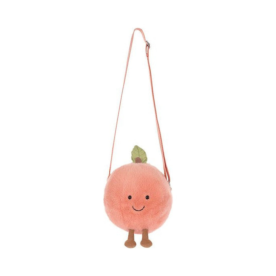 Torebka na ramię Jellycat Amuseables – Brzoskwinia 18 cm, widok z przodu