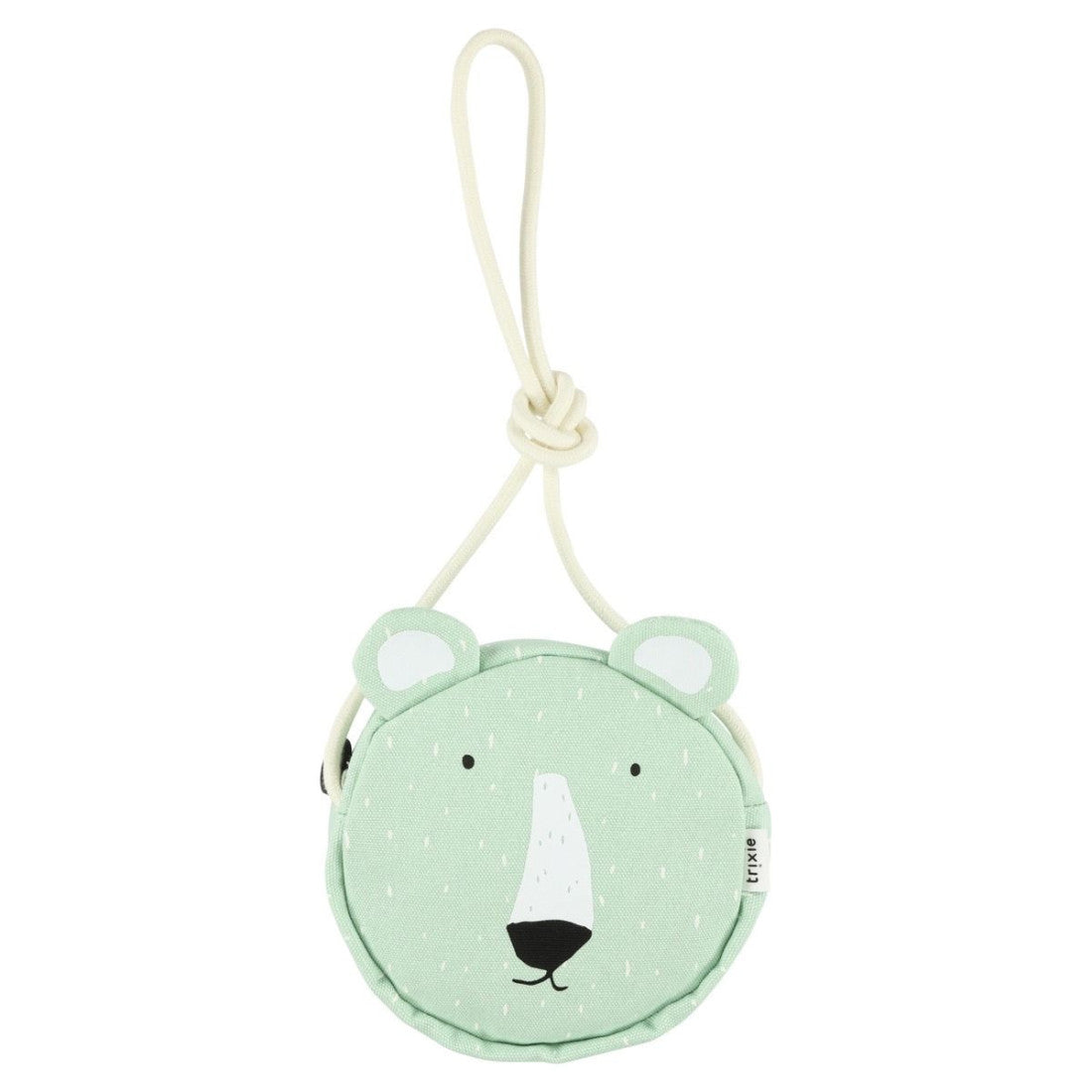 Torebka okrągła Miś Polarny Trixie – 16 × 5 cm