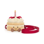 Torebka na ramię Jellycat Amuseables – Urodzinowy Torcik 18 cm, widok z przodu