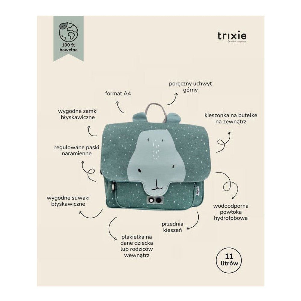Tornister Hipopotam Trixie – zdjęcie 5
