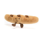 Maskotka Jellycat Amuseables – Bagietka 34 cm, na nóżkach, widok 3/4