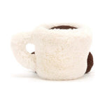 Pluszowa filiżanka espresso Jellycat od tyłu