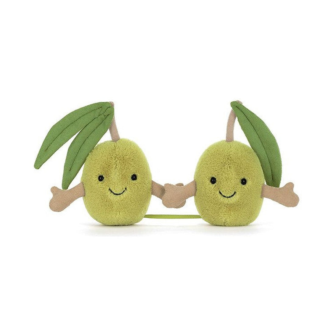 Maskotka Jellycat Amuseables – Oliwki 14 cm, oliwki złączone łapkami