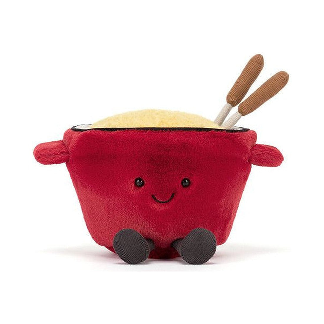 Maskotka Jellycat Amuseables – Garnuszek Fondue 20 cm, widok z przodu
