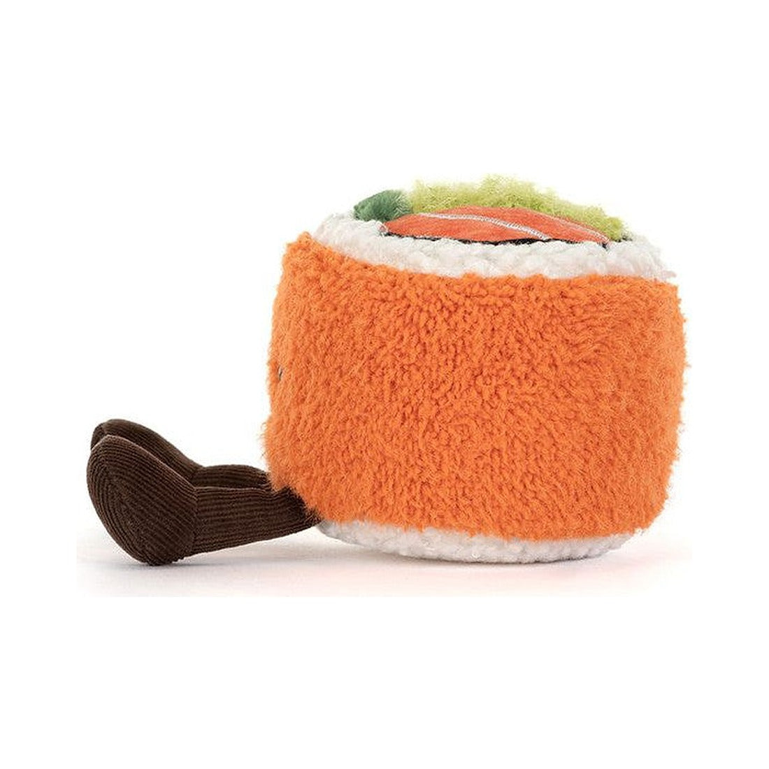 Maskotka Jellycat Amuseables – Sushi Californian Roll 9 cm, widok z boku