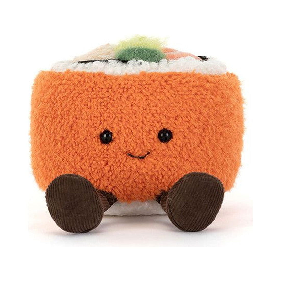 Maskotka Jellycat Amuseables – Sushi Californian Roll 9 cm, widok z przodu