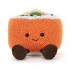 Maskotka Jellycat Amuseables – Sushi Californian Roll 9 cm, widok z przodu