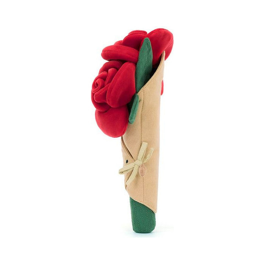 Maskotka Jellycat Amuseables – Bukiet Róż 30 cm, widok z boku