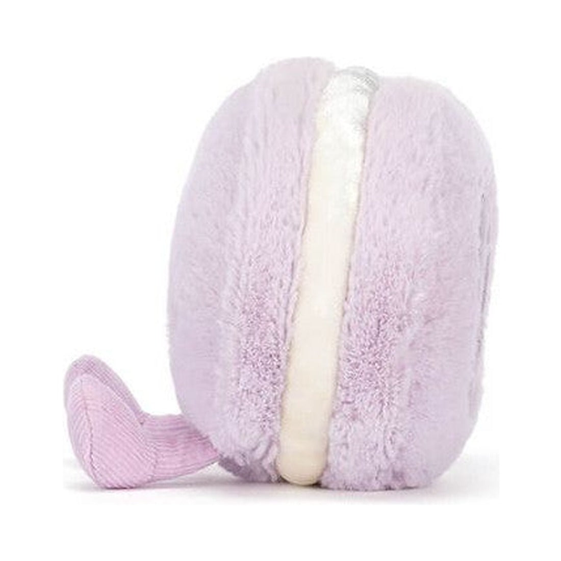 Maskotka Jellycat Amuseables – Makaronik Liliowy May 12 cm, widok z boku