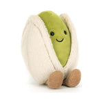 Maskotka Jellycat Amuseables – Pistacja 14 cm, widok 3/4 z przodu