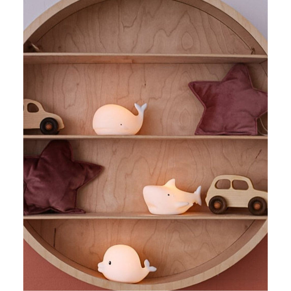 Lampki nocne Mini Morskie Rabbit & Friends – zestaw 3 szt. – zdjęcie 2