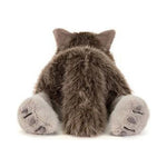 Maskotka Jellycat – Wilk Ulrich 40 cm, widok z tyłu