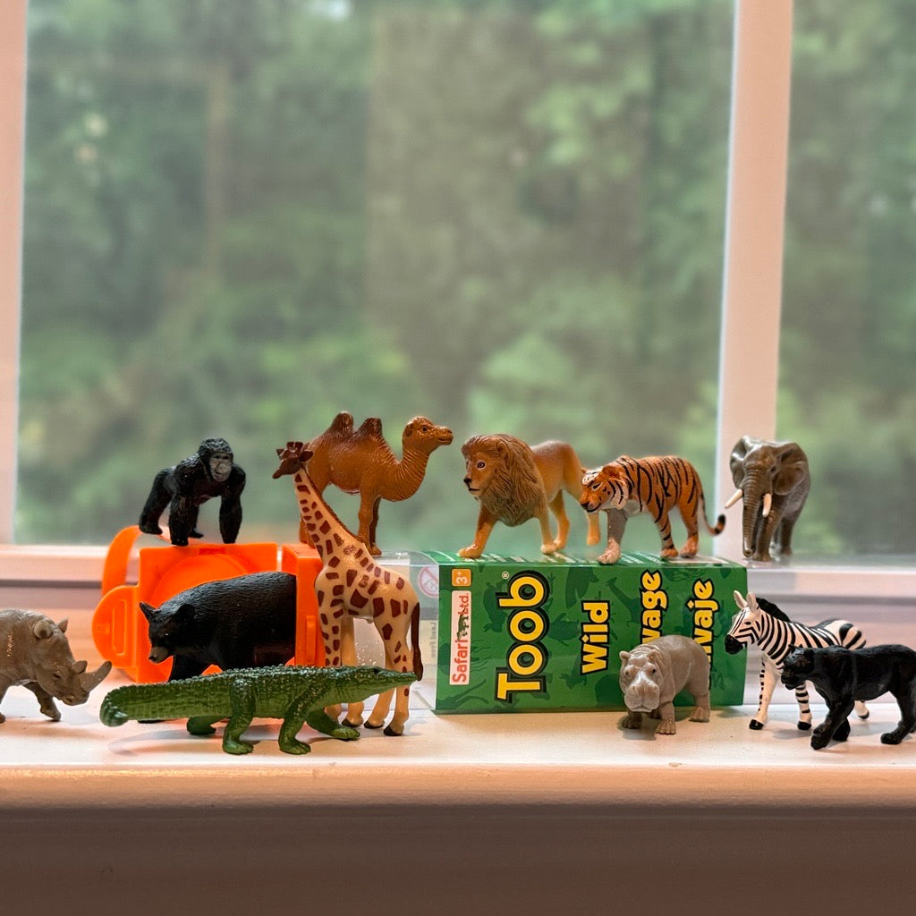Figurki w tubie Safari Ltd – Dzikie zwierzęta, 12 szt. – zdjęcie 6