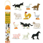 Figurki w tubie Safari Ltd – Zwierzęta na wsi, 12 szt.