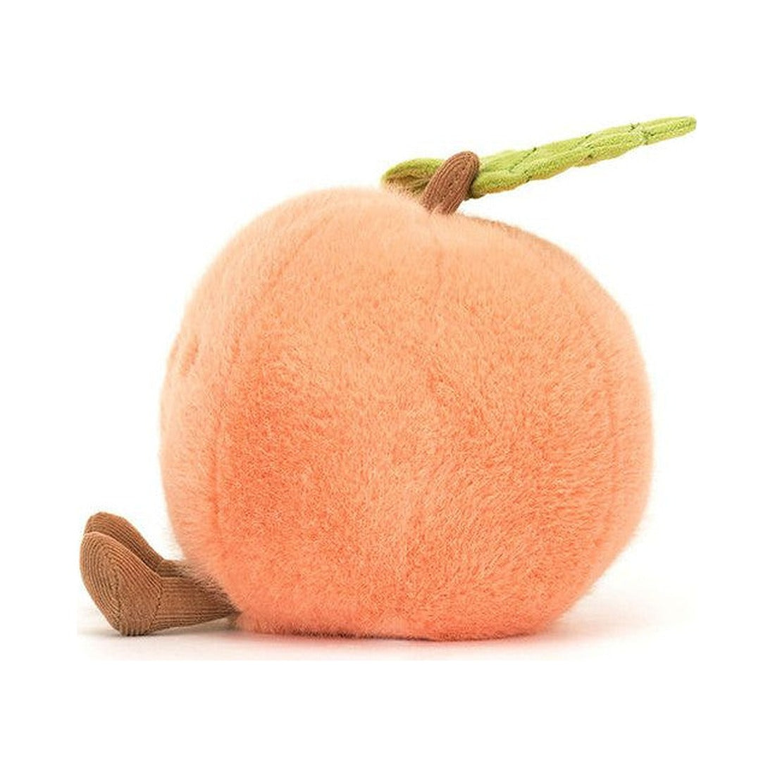 Pluszowa brzoskwinia Jellycat Amuseables widziana z boku