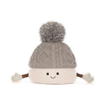 Maskotka Jellycat Amuseables – Czapka z Pomponem 26 cm, widok z przodu