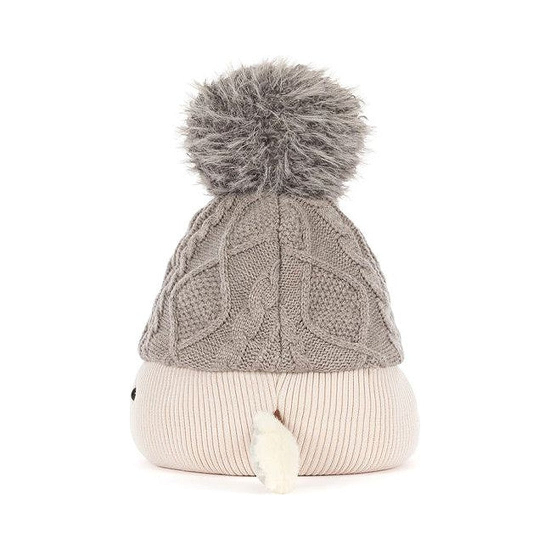 Maskotka Jellycat Amuseables – Czapka z Pomponem 26 cm, widok z boku