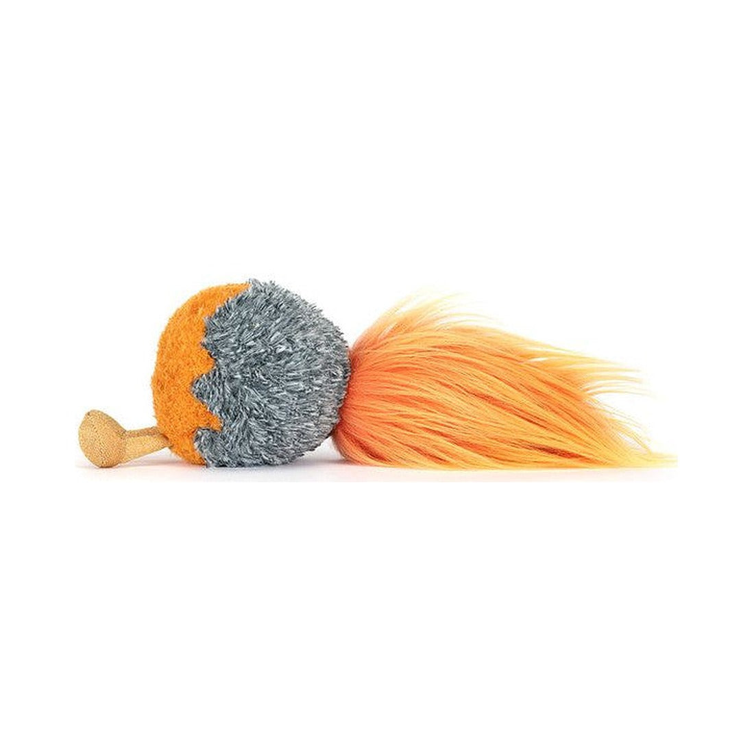 Maskotka Jellycat Amuseables – Kometa 11 cm, zbliżenie na złoty, błyszczący detal