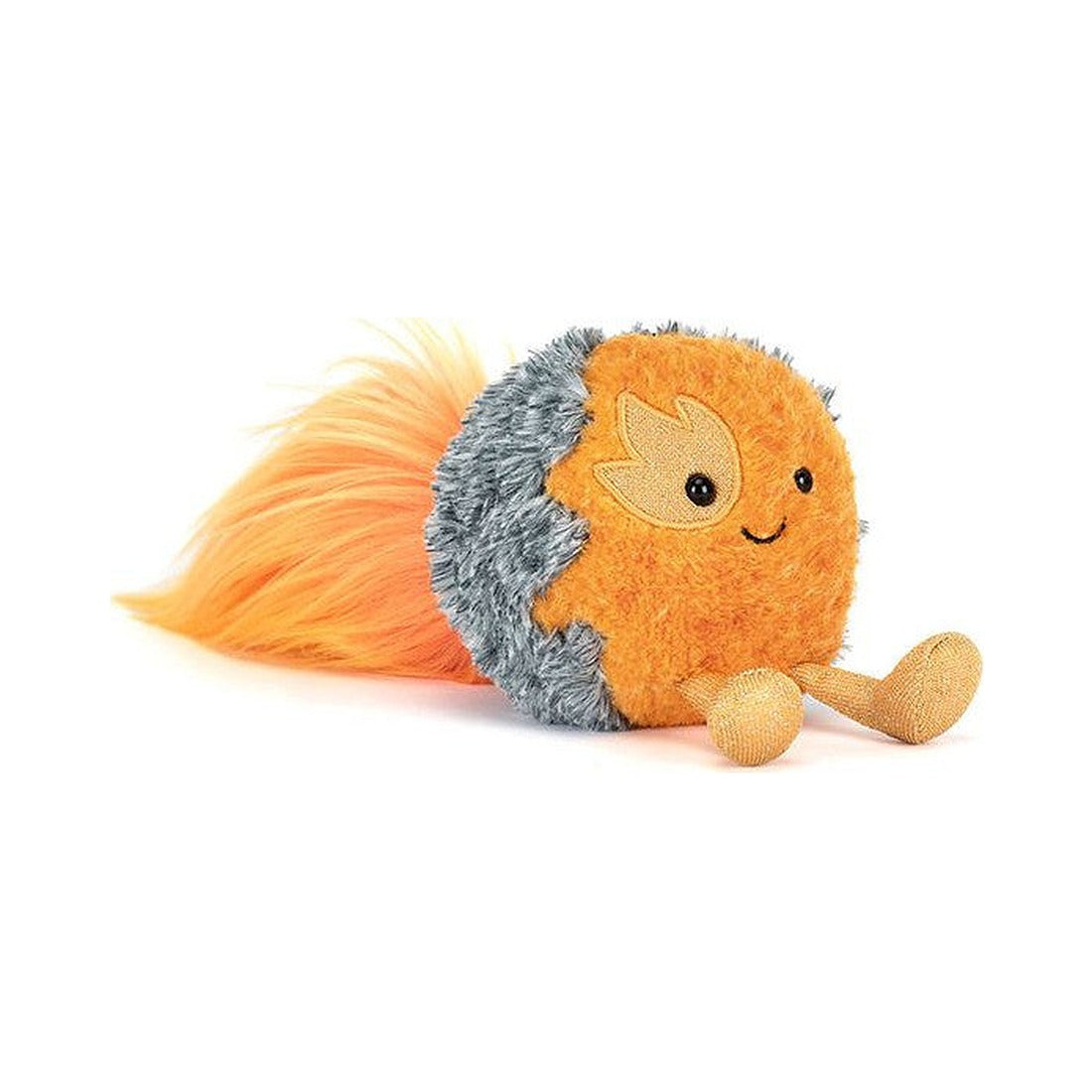 Maskotka Jellycat Amuseables – Kometa 11 cm, widok 3/4 z ogonem