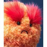 Maskotka Jellycat Amuseables – Planeta Mars 16 cm, zbliżenie na marsową minę