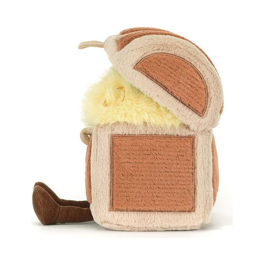 Maskotka Jellycat Amuseables – Skrzynia Skarbów 19 cm, widok z boku