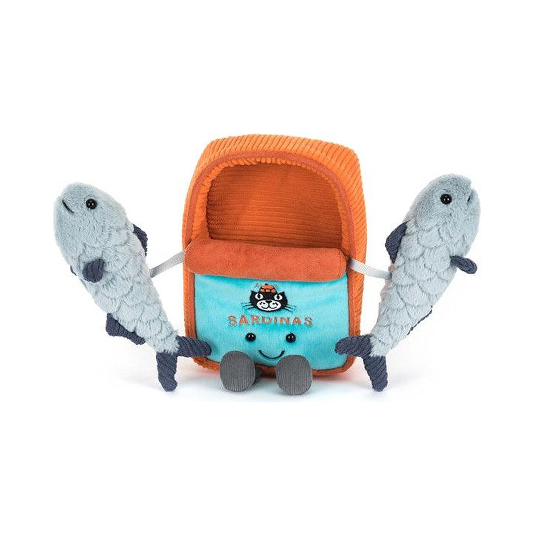 Maskotka Jellycat Amuseables – Puszka Sardynek 17 cm, sardynki wyjęte z puszki