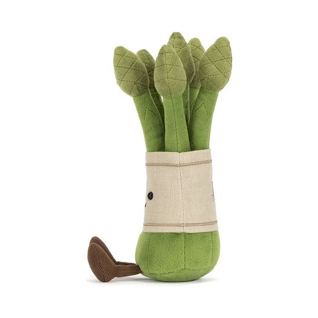 Maskotka Jellycat Amuseables – Szparagi 22 cm, widok z boku