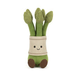 Maskotka Jellycat Amuseables – Szparagi 22 cm, widok z przodu