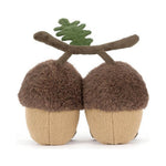 Maskotka Jellycat Amuseables – Żołędzie Ort & Tum 18 cm, widok z tyłu