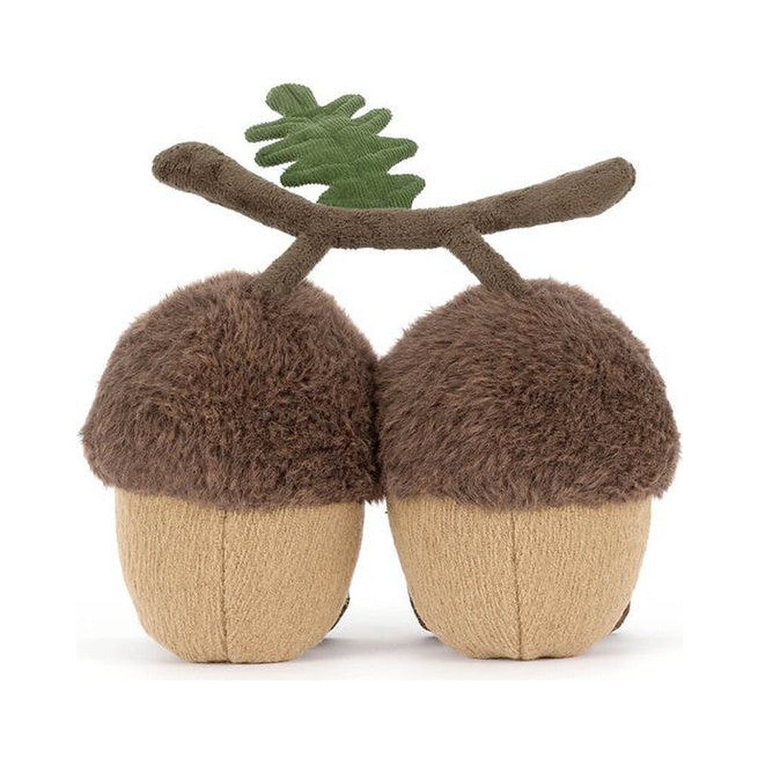 Maskotka Jellycat Amuseables – Żołędzie Ort & Tum 18 cm, widok z tyłu