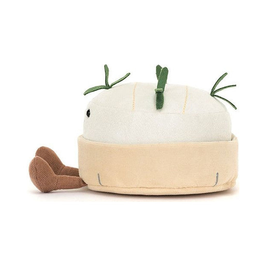Maskotka Jellycat Amuseables – Camembert 13 cm, widok z boku