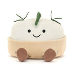 Maskotka Jellycat Amuseables – Camembert 13 cm, widok z przodu