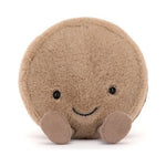 Maskotka Jellycat Amuseables – Makaronik Czekoladowy Mona 12 cm, widok z przodu