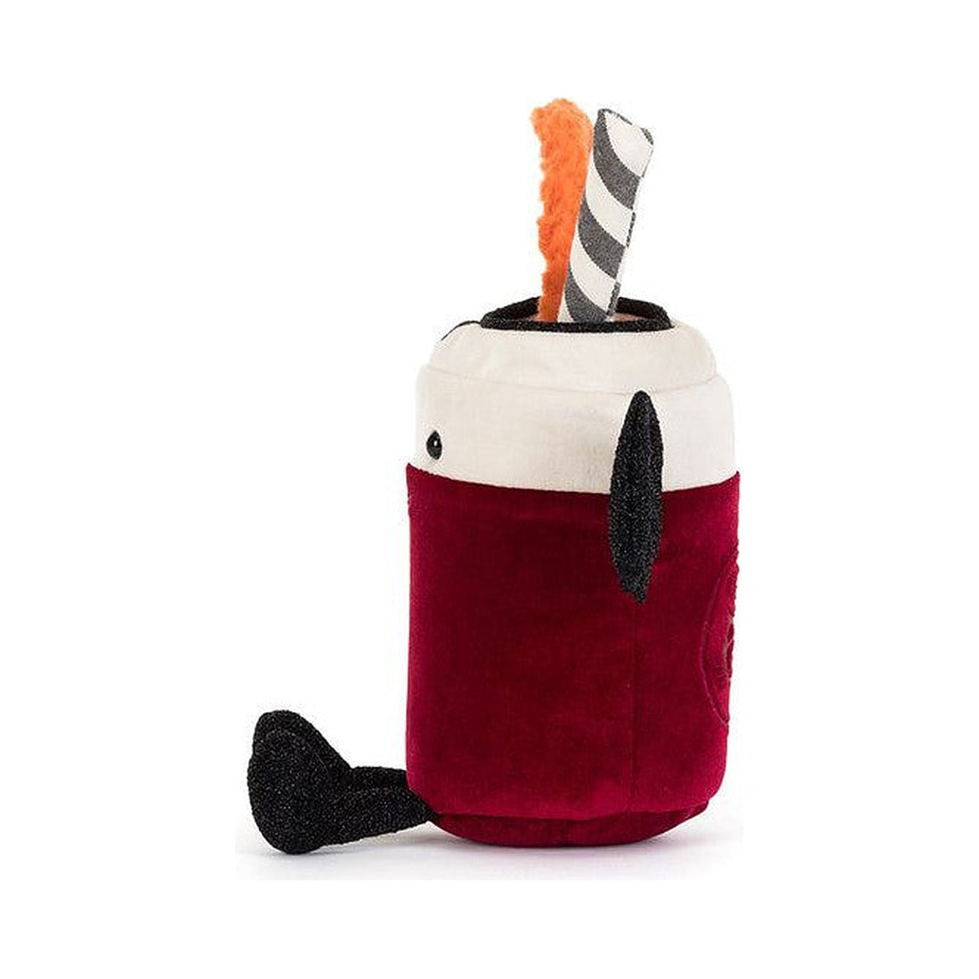 Maskotka Jellycat Amuseables – Napój Wampirek 16 cm, widok z boku