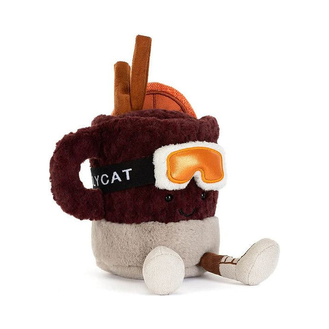 Maskotka Jellycat Amuseables – Napój Zimowy 17 cm, widok 3/4 z przodu