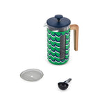 Zaparzacz do kawy French Press Pisa La Cafetière – Cyan Tides, 8 filiżanek – zdjęcie 3