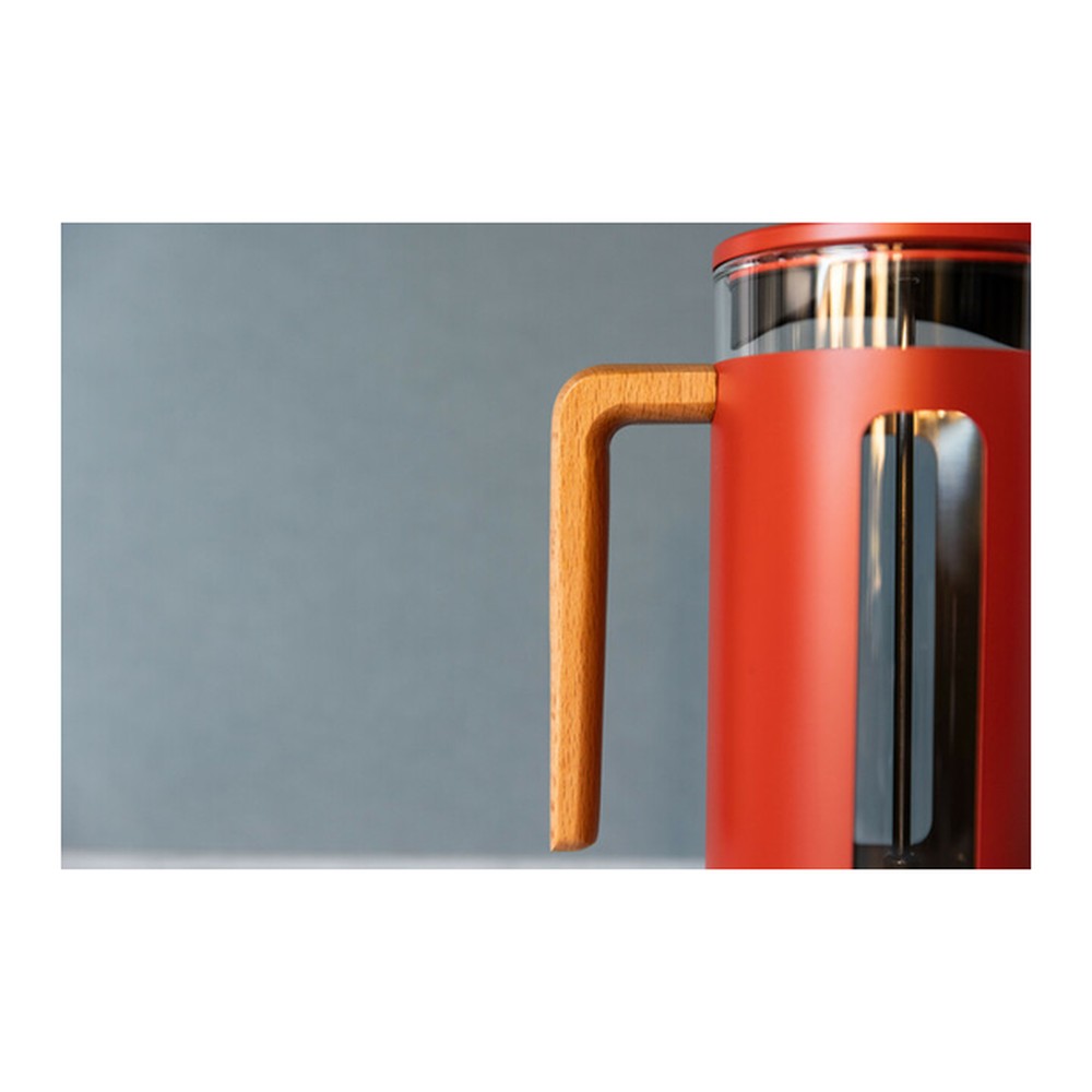 Zaparzacz do kawy French Press Pisa La Cafetière – czerwony, 1 l – zdjęcie 2