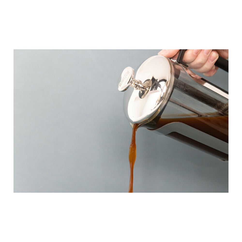 Zaparzacz do kawy French Press Roma La Cafetière – srebrny, 1 l – zdjęcie 4