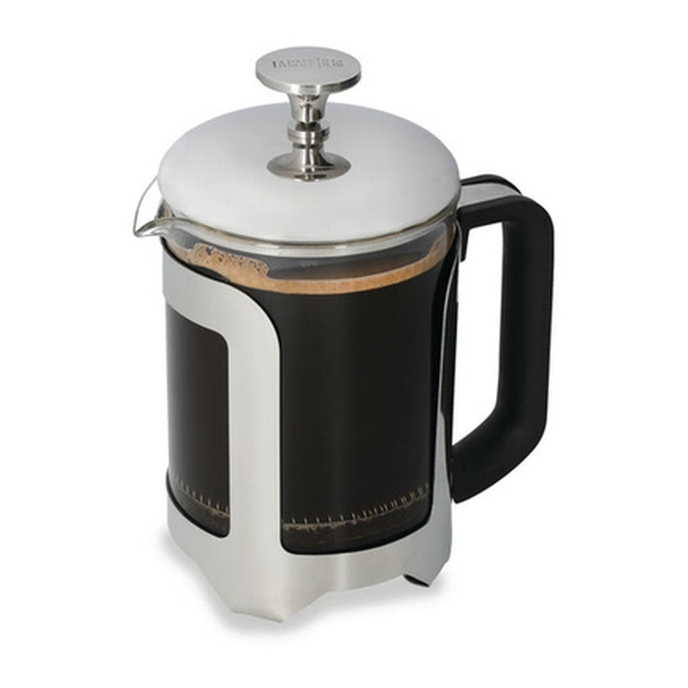 Zaparzacz do kawy French Press Roma La Cafetière – srebrny, 650 ml