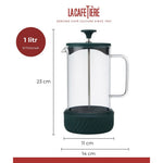 Zaparzacz do kawy French Press Zero La Cafetière – zielony 1 litr – zdjęcie 5