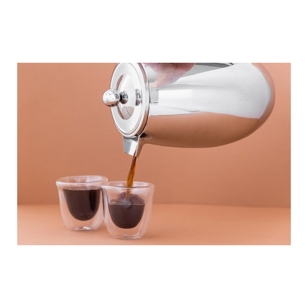 Zaparzacz do kawy i herbaty z podwójnymi ściankami La Cafetière – srebrny 1 l – zdjęcie 5