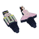 Zatyczki do butelek The Nutcracker Kitchen Craft – zielona i różowa, 2 szt. – zdjęcie 3