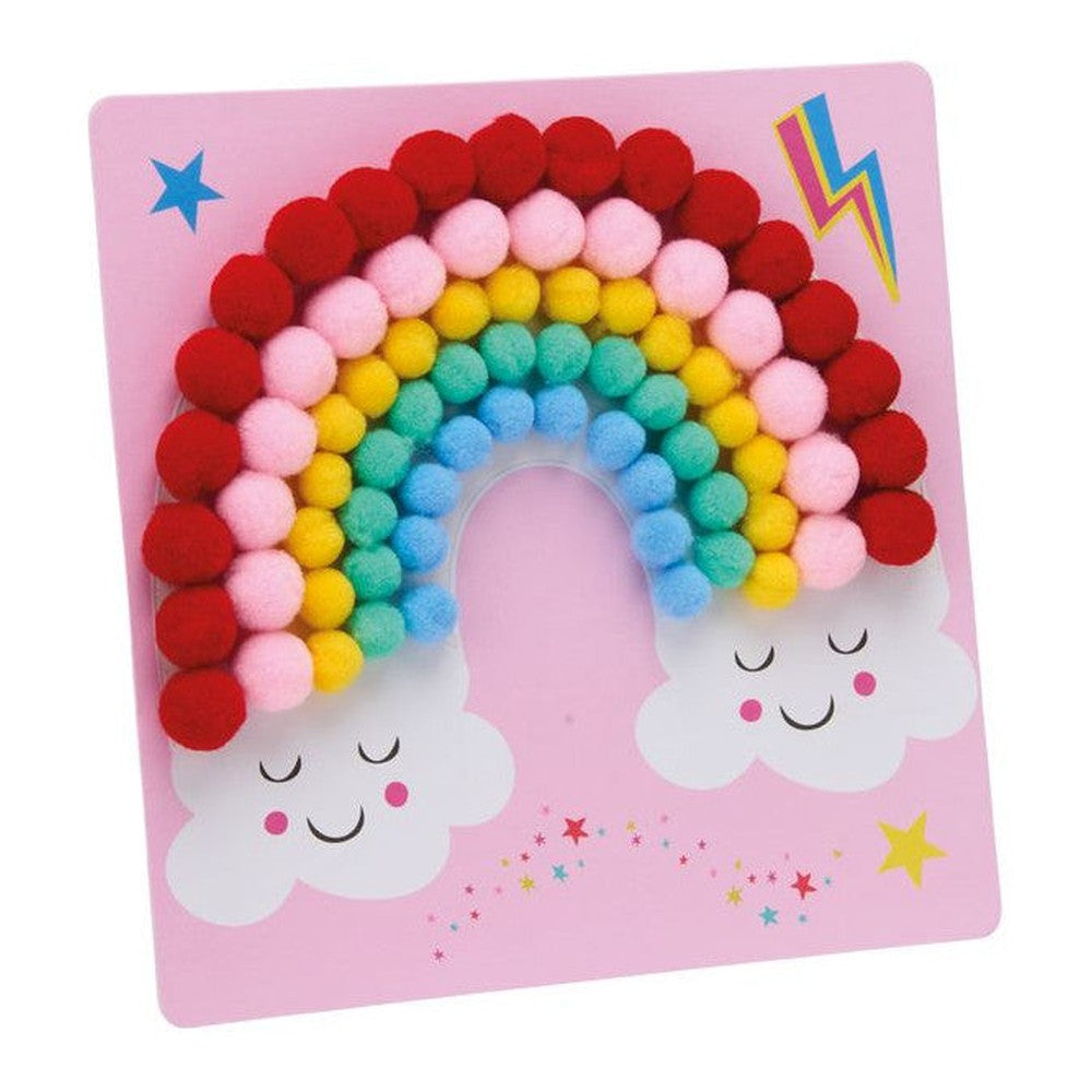 Zestaw kreatywny Pom Pom Art Tęczowe Wróżki Floss & Rock – ok. 200 pomponów – zdjęcie 3