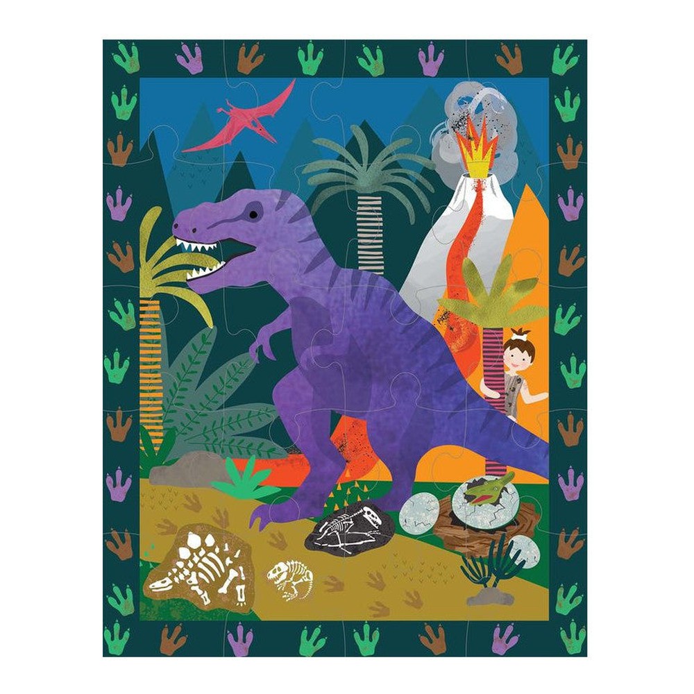 Zestaw magnetycznych i plastycznych zabaw 4 w 1 Dinozaury Floss & Rock – zdjęcie 3