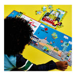 Zestaw magnetycznych i plastycznych zabaw 4 w 1 Na Budowie Floss & Rock – zdjęcie 3
