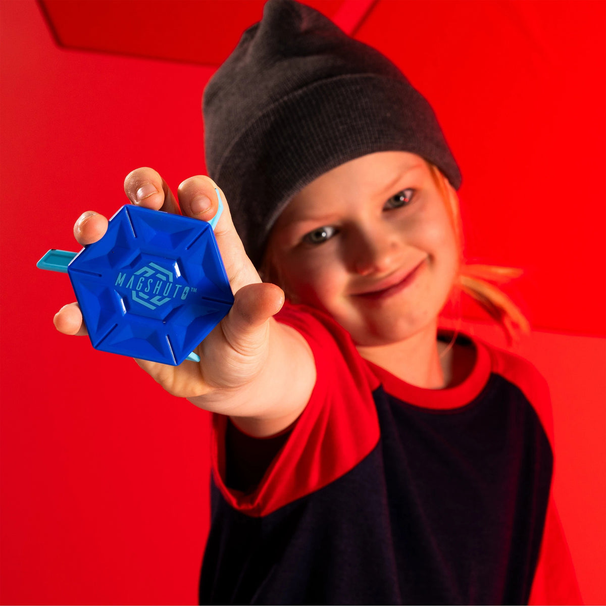 Zestaw startowy MagShuto Fat Brain Toy Co. – Metal Cypher, niebieski – zdjęcie 6