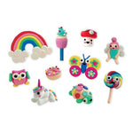 Zestaw z gliną do modelowania Tęczowe Wróżki Clay & Play Floss & Rock – 10 kolorów – zdjęcie 4