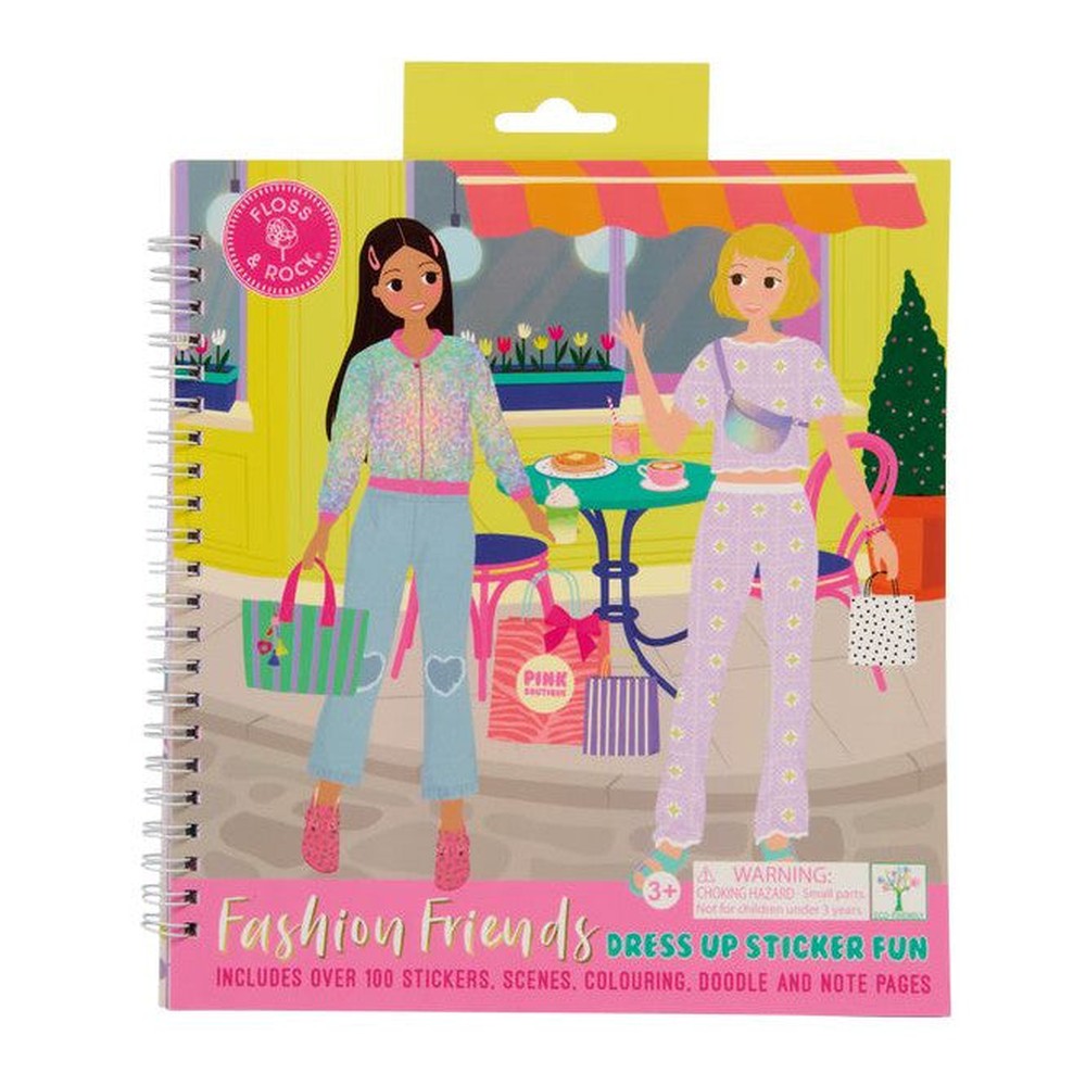 Zeszyty Ubieranki z naklejkami Fashion Friends Floss & Rock – 3 szt., mix wzorów – zdjęcie 2